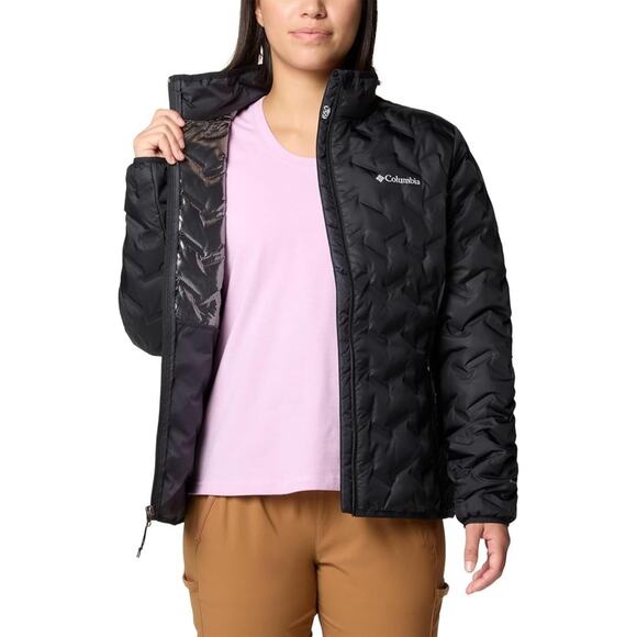 Columbia Delta Ridge II OMNI-HEAT Down Quilted Winter Puffer Jacket Women Med - Picture 3 of 7